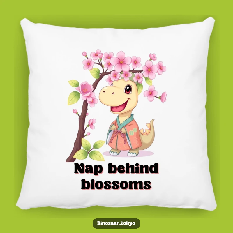 Funny Dino Kimono Pillow: Adorable Peeking Cushion - Comfy Funny Gift