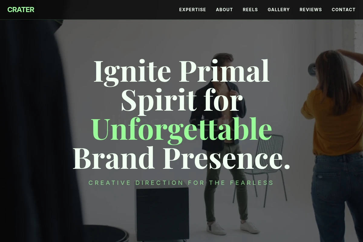 Crater Creative Direction