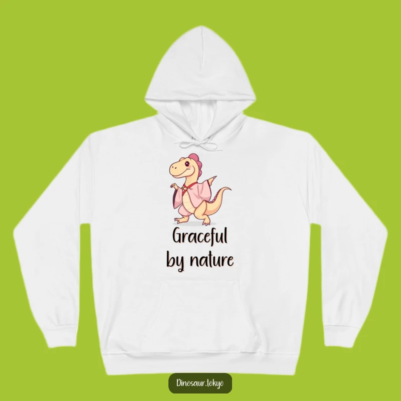 Cozy Funny Kimono Dinosaur Hoodie: Warm Your Soul with Prehistoric Dance Moves