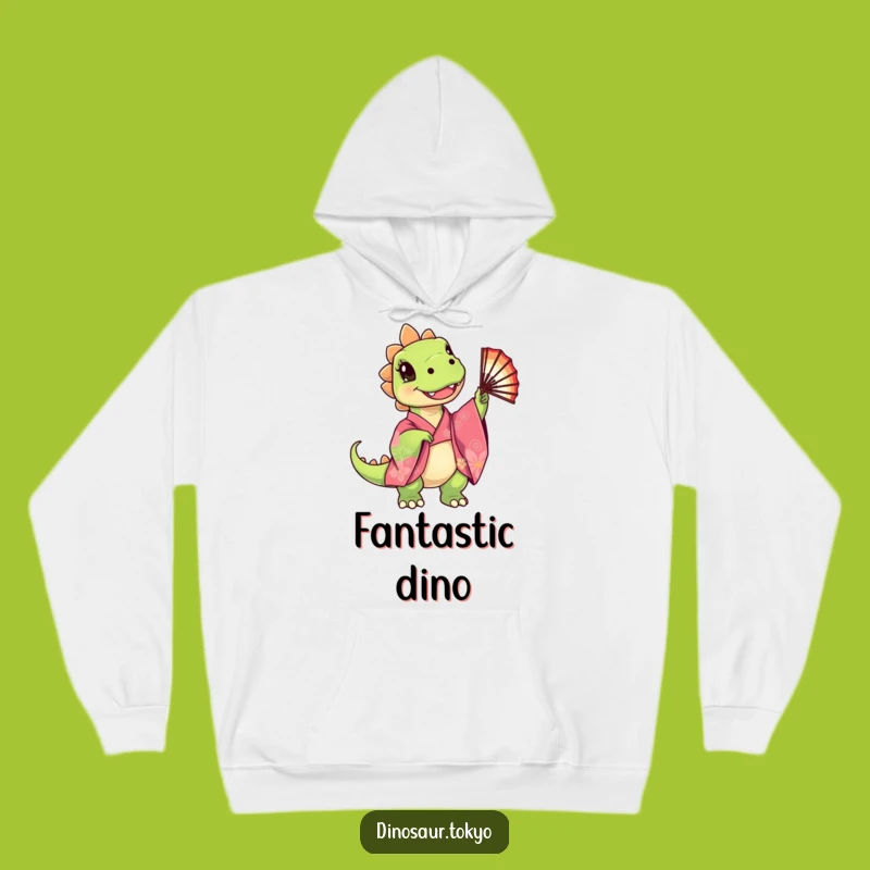 Funny Dino Kimono Hoodie: Cozy Cute Design, Warm Funny Gift for Happy People