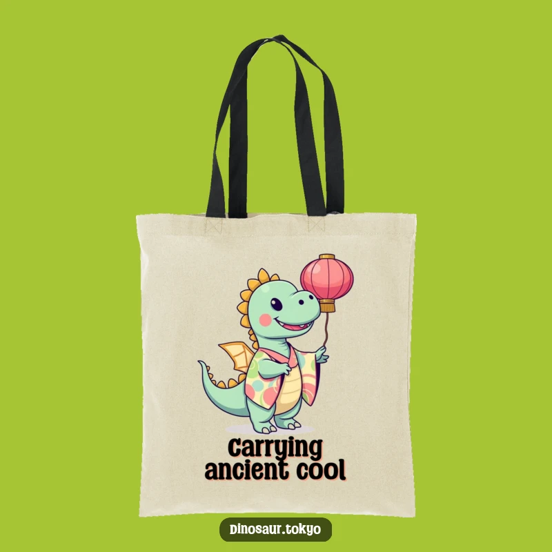 Funny Dinosaur Kimono Tote Bag - Vibrant Art Gift for Everyday